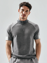 Casual, breathable and lightweight knitted T-shirt